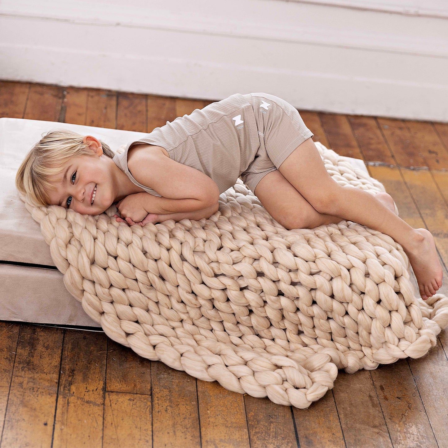 Ribbed Taupe + White (2 Sets)