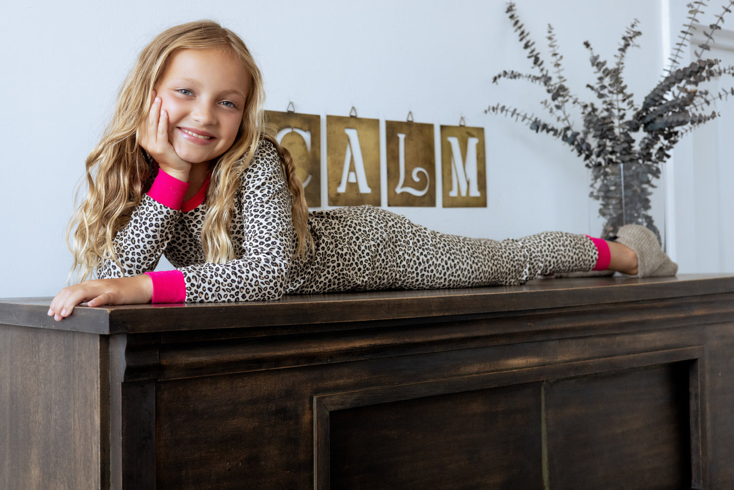 Bamboo Leopard Print Loungewear Set