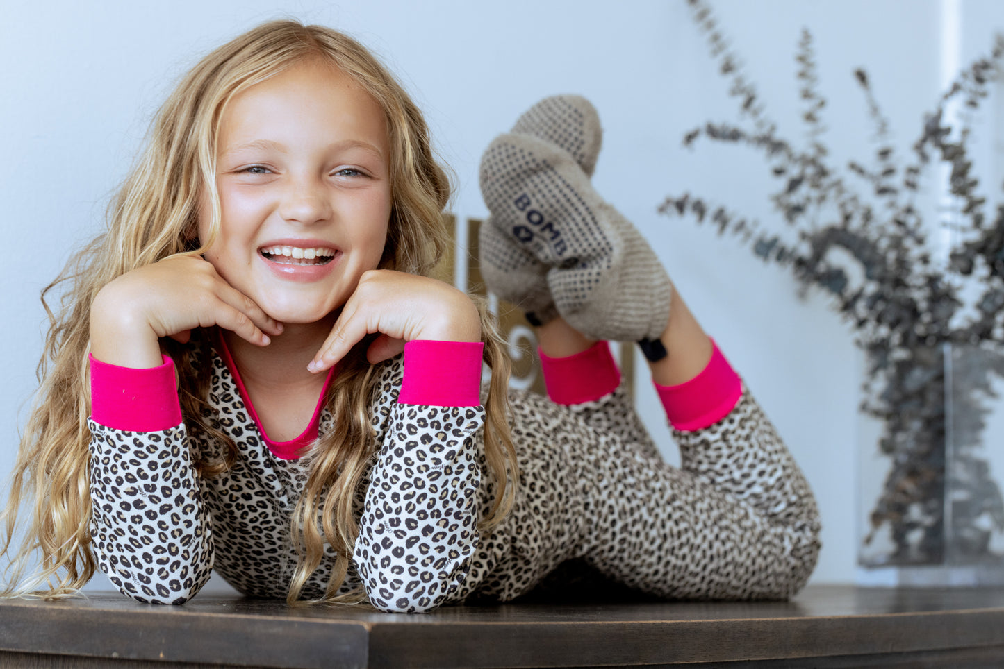 Bamboo Leopard Print Loungewear Set