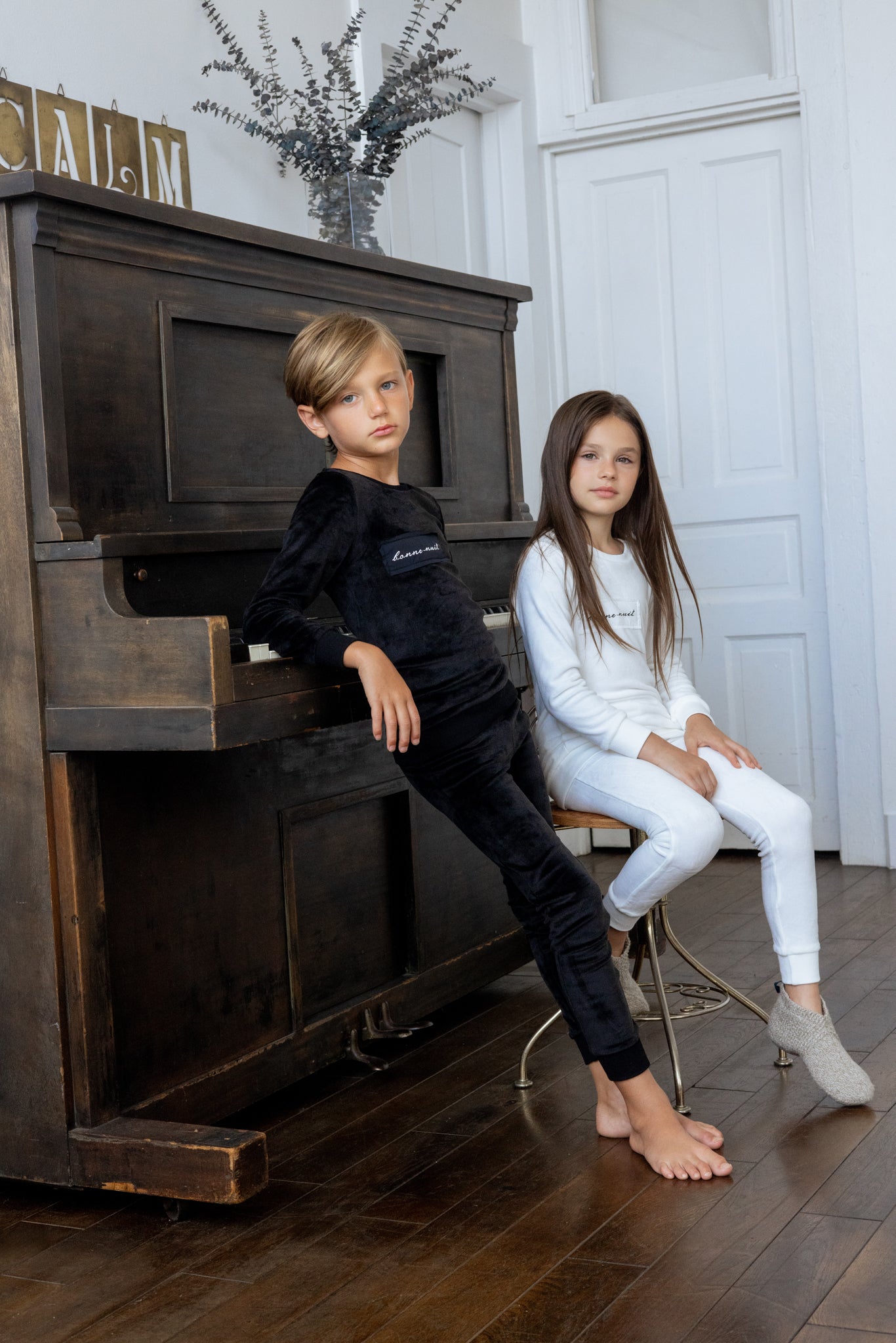 Velour Patch Loungewear set