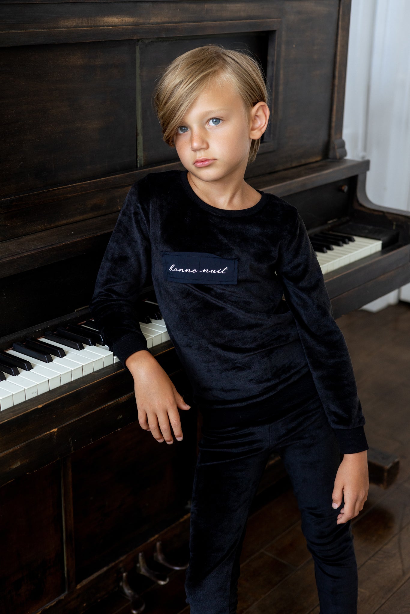 Velour Patch Loungewear set