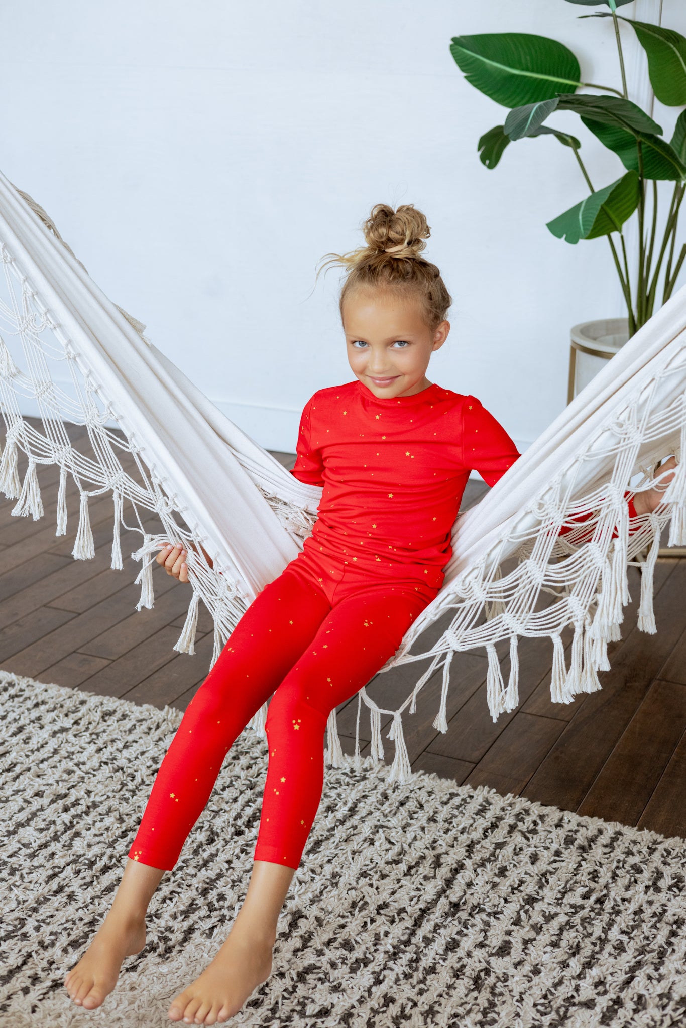 Bamboo Star Print Loungewear Set