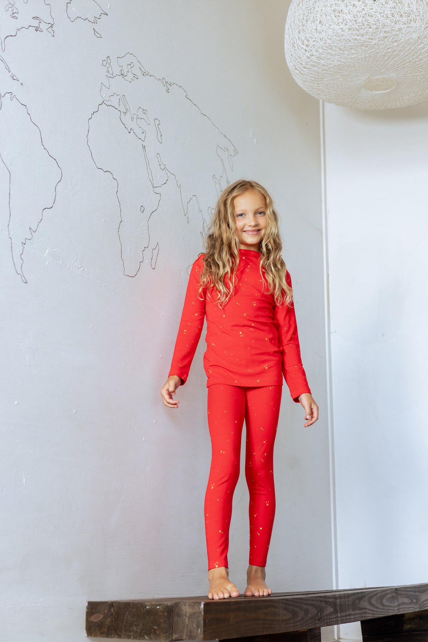Bamboo Star Print Loungewear Set