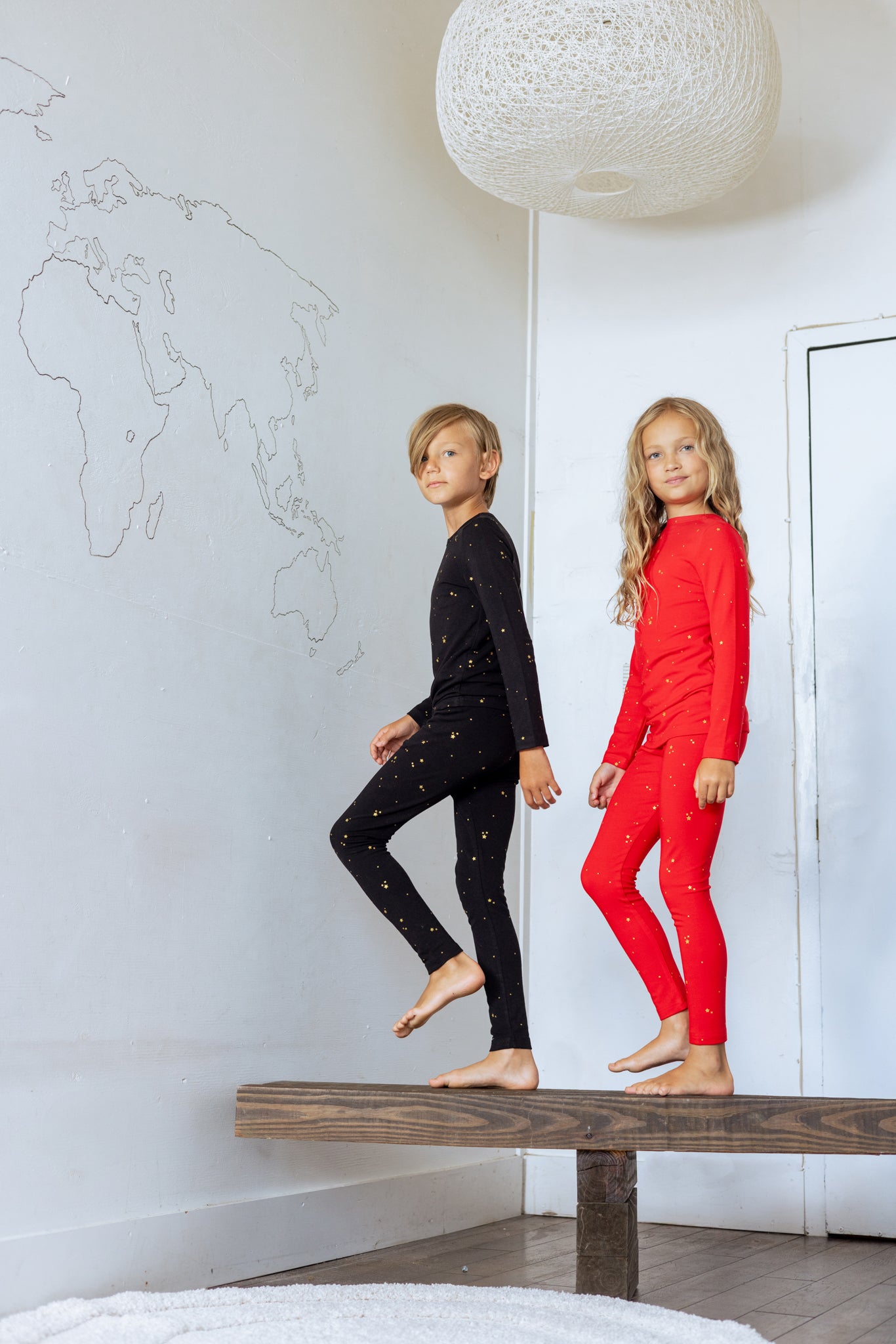 Bamboo Star Print Loungewear Set