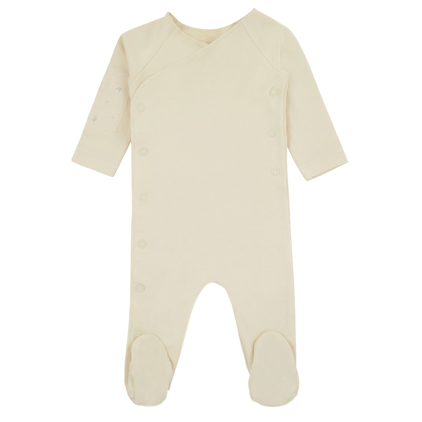 Bamboo Floral Patch Footie