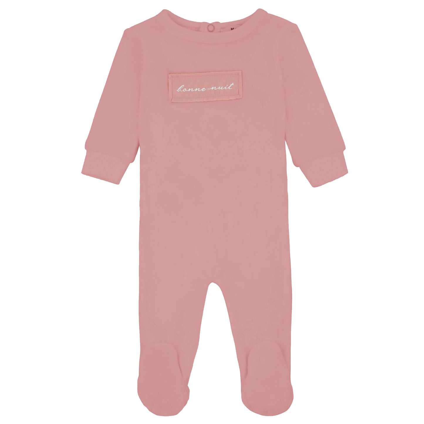 Velour Patch Footie