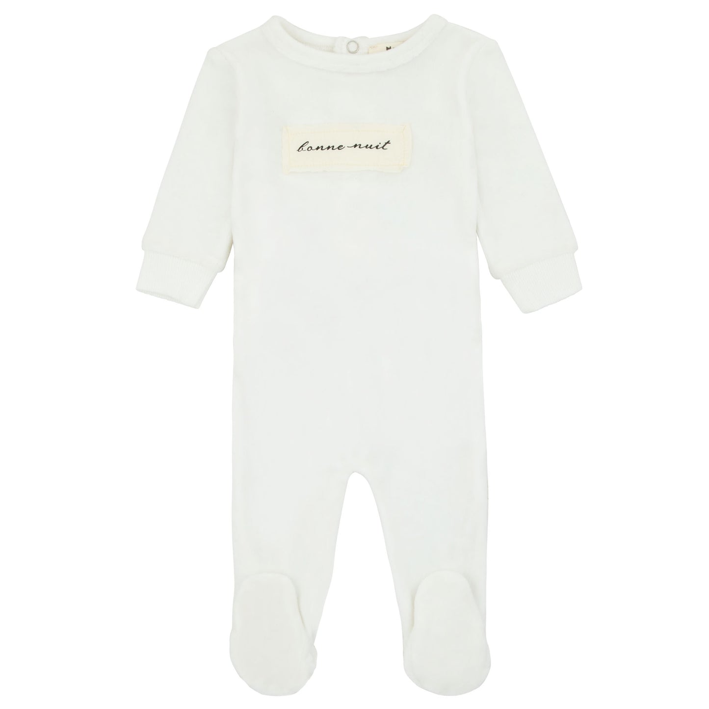 Velour Patch Footie