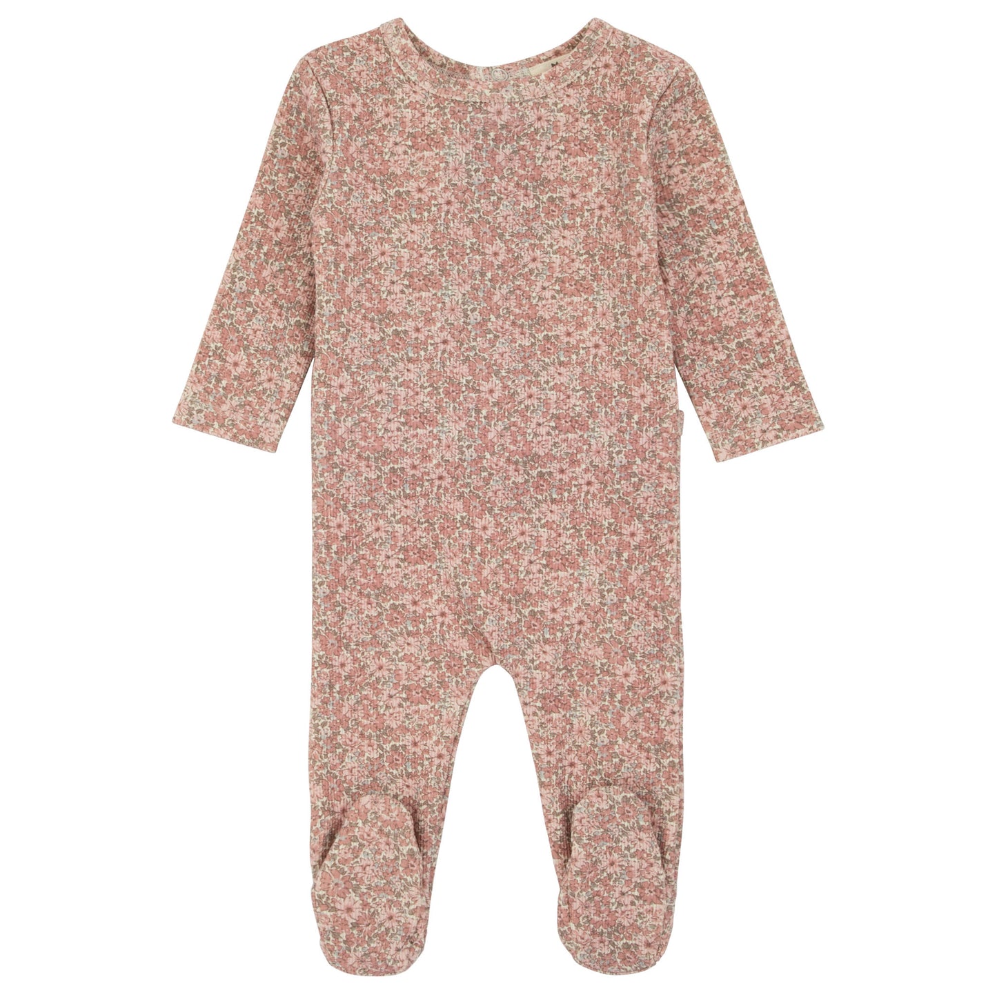Bamboo Floral Print Footie