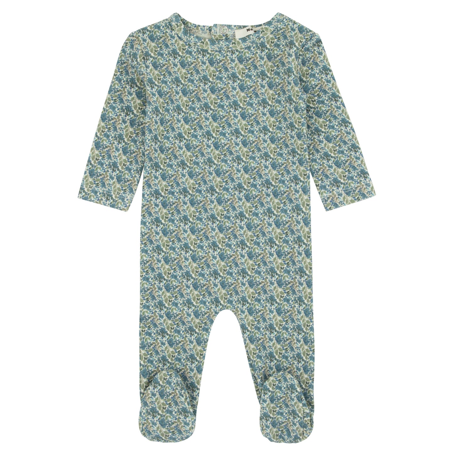 Bamboo Floral Print Footie