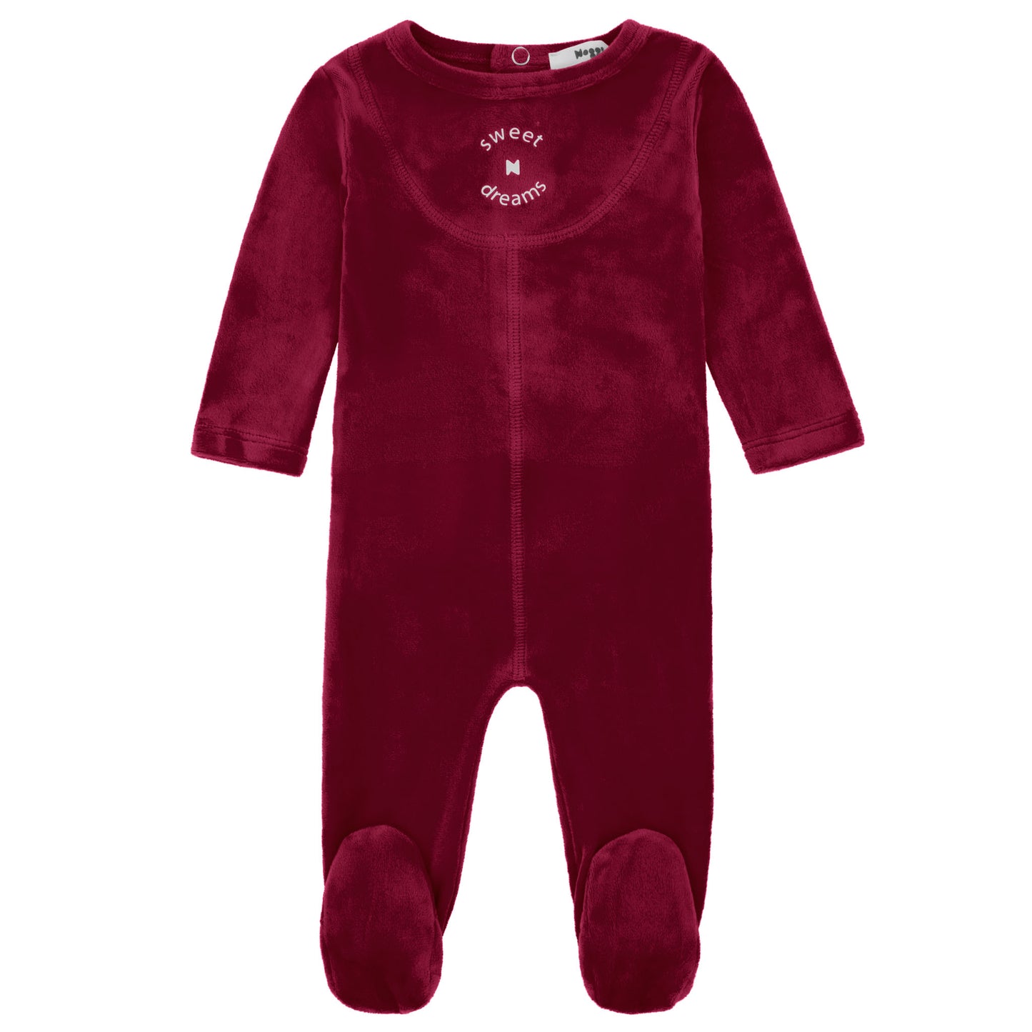 Velour Sweet Seams Footie