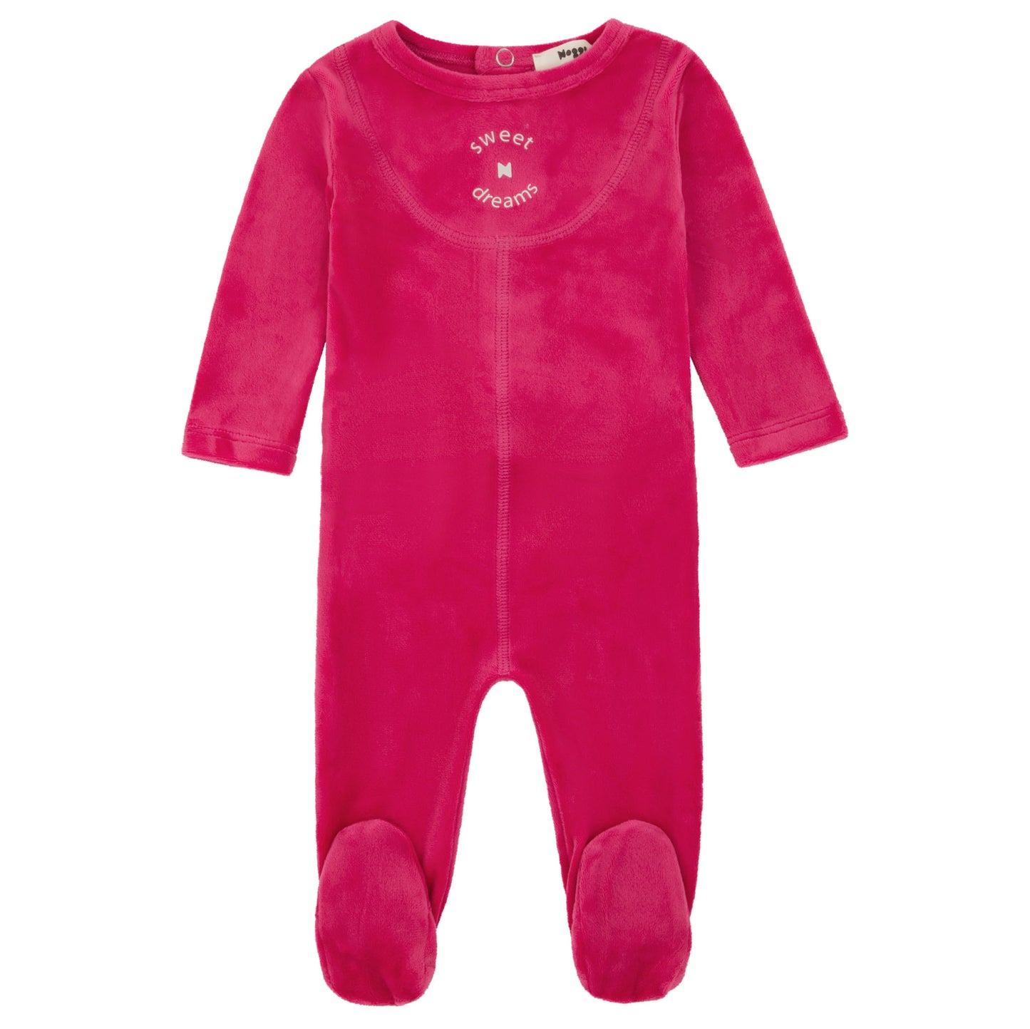 Velour Sweet Seams Footie