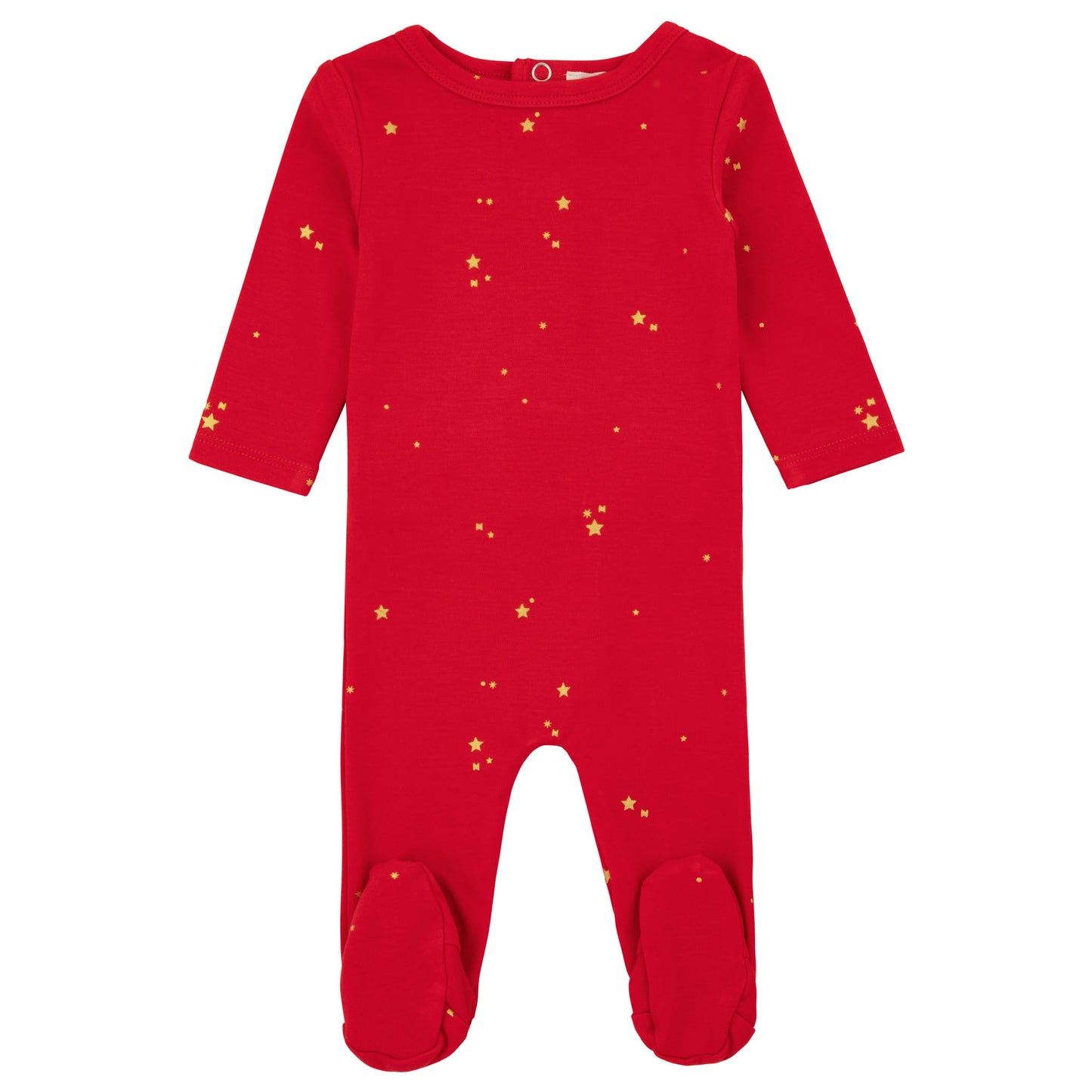 Bamboo Star Print Footie