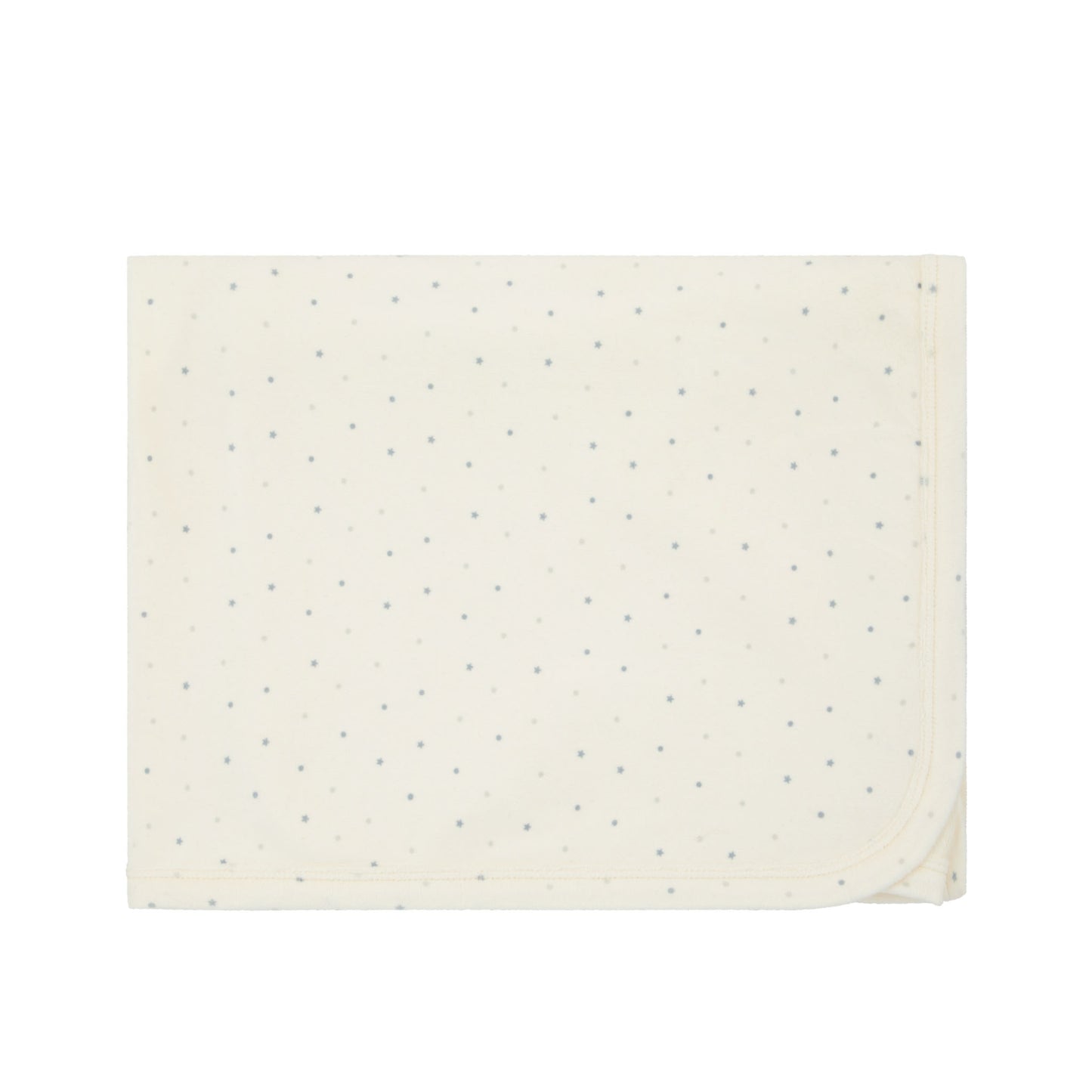 Velour Dot Pattern Wrap Blanket