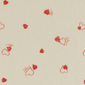 Bamboo Heart Printed Footie