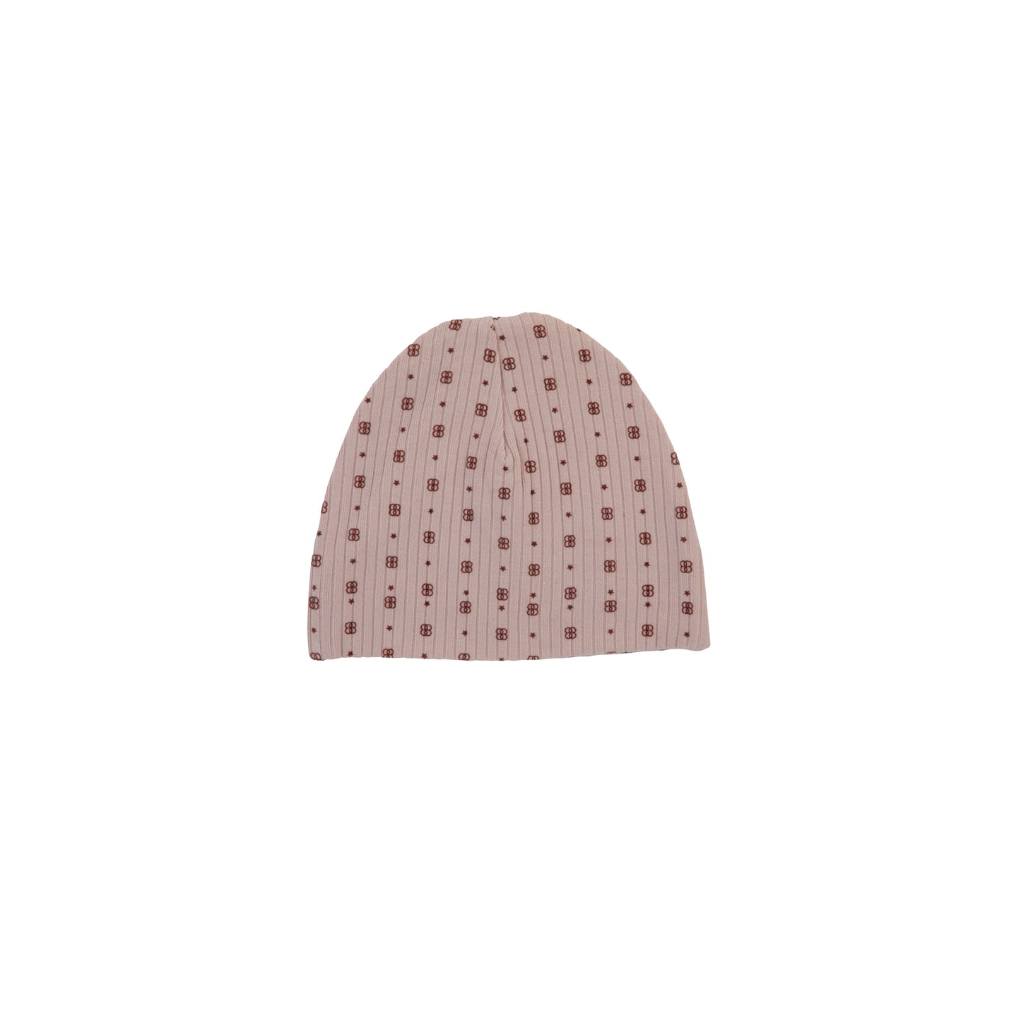 Printed Ribbed Beanie