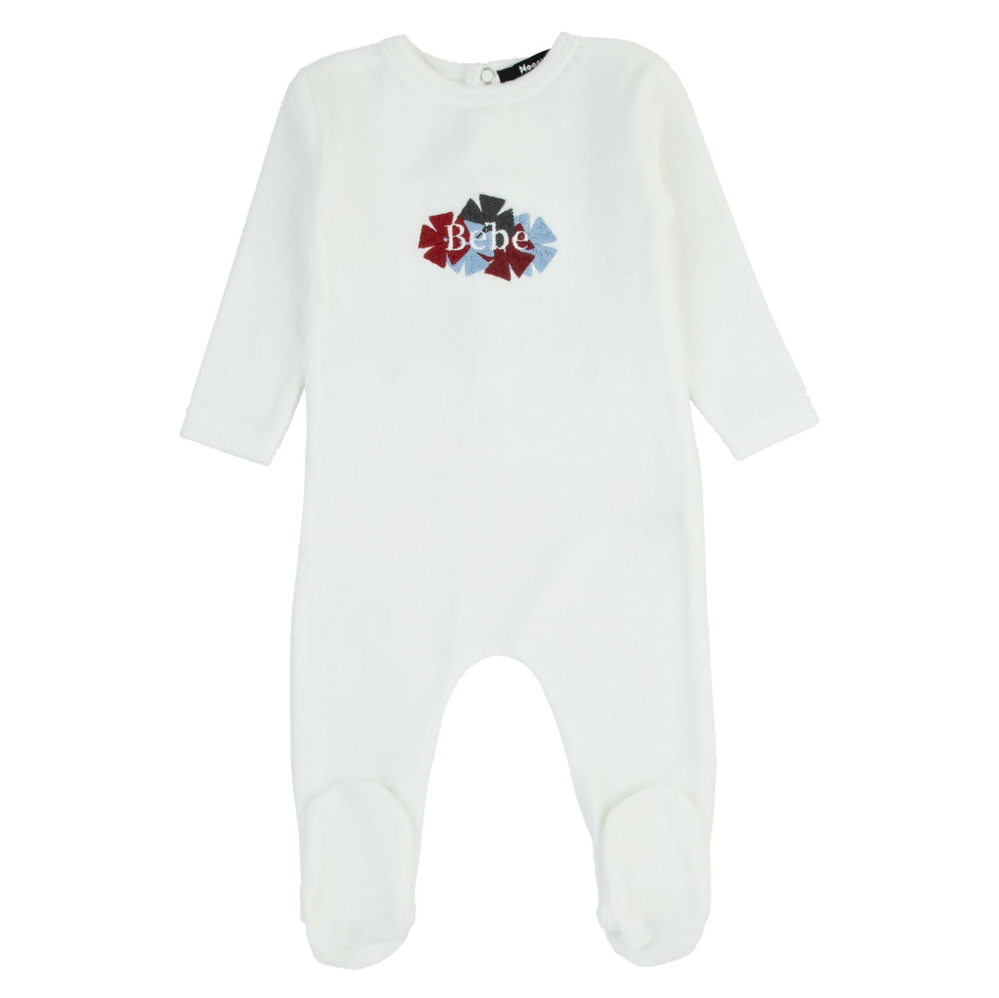Clover Embroidered Footie
