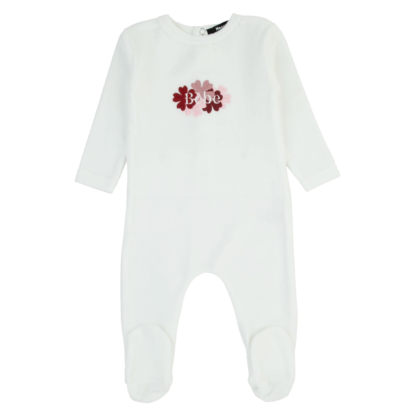 Clover Embroidered Footie