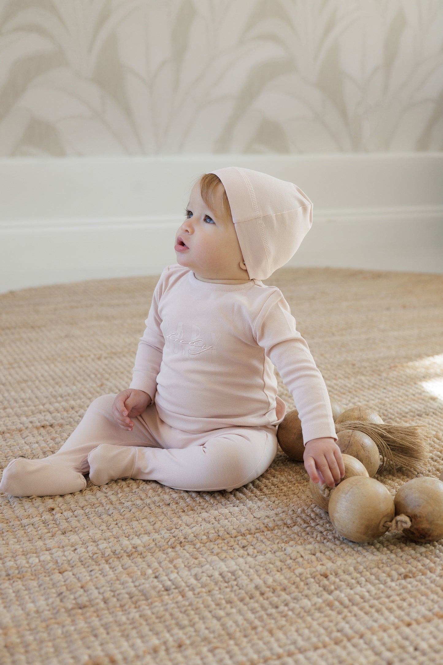 Girls Baby Print/Embroidered Footie
