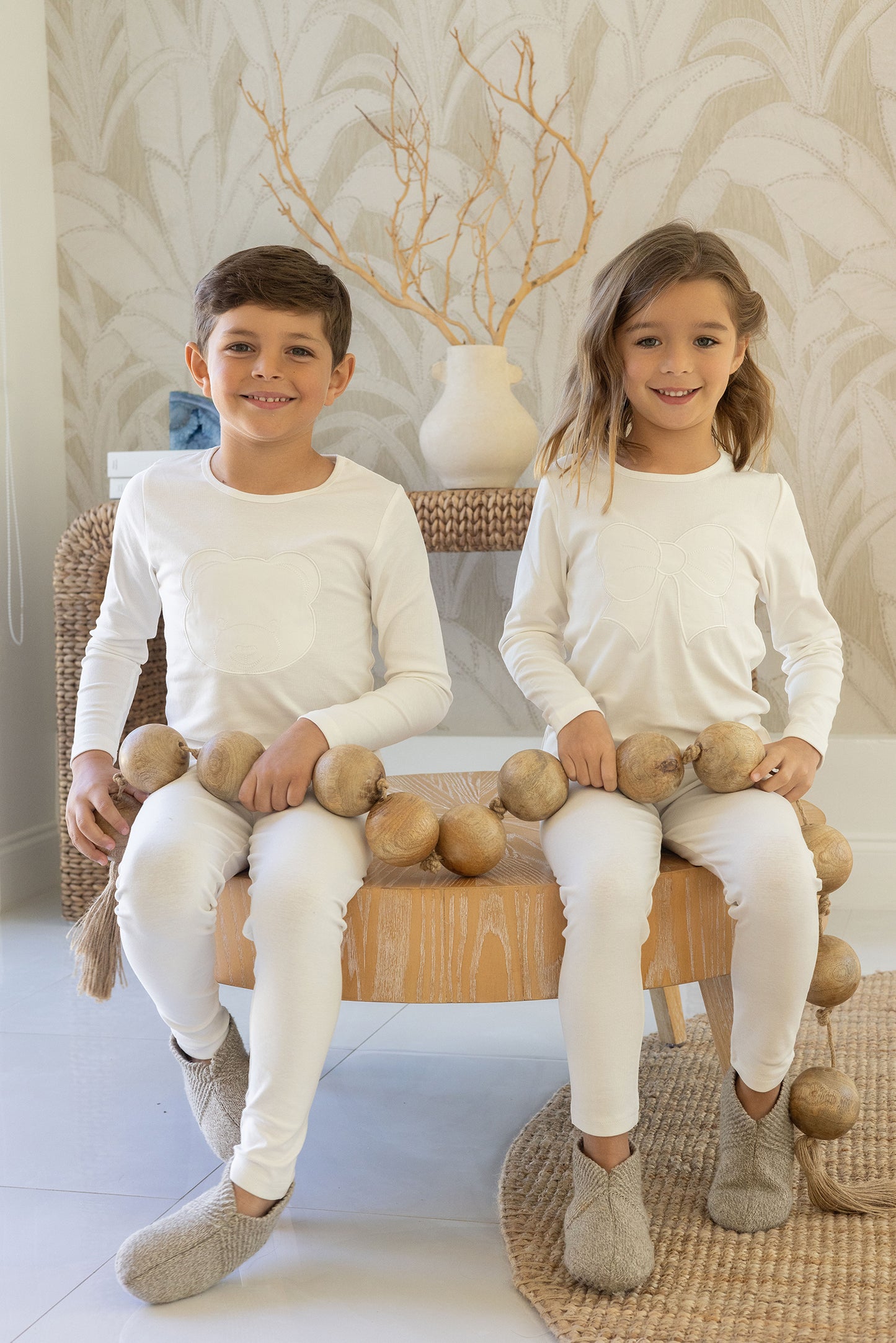Boys Puffy Bear Loungewear Set