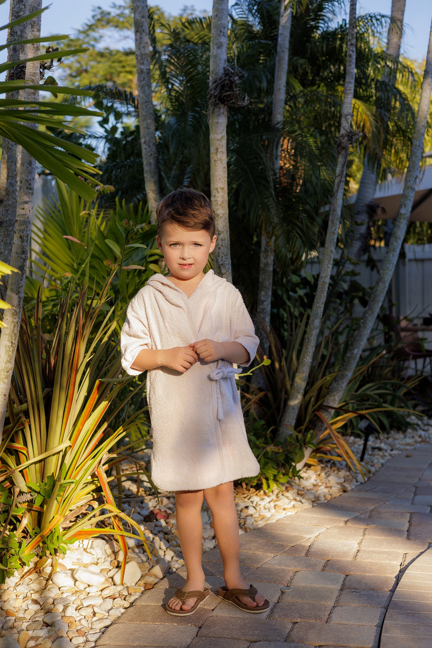 Wrap Robe-Tan
