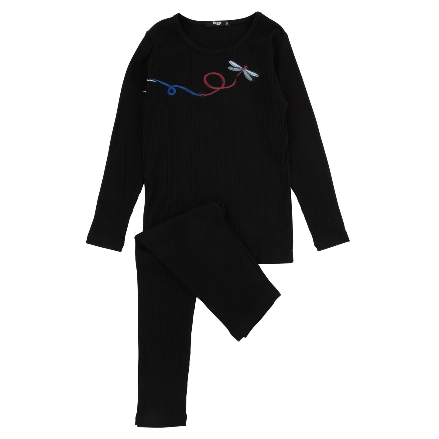 Dragonfly Ribbed Loungewear Set