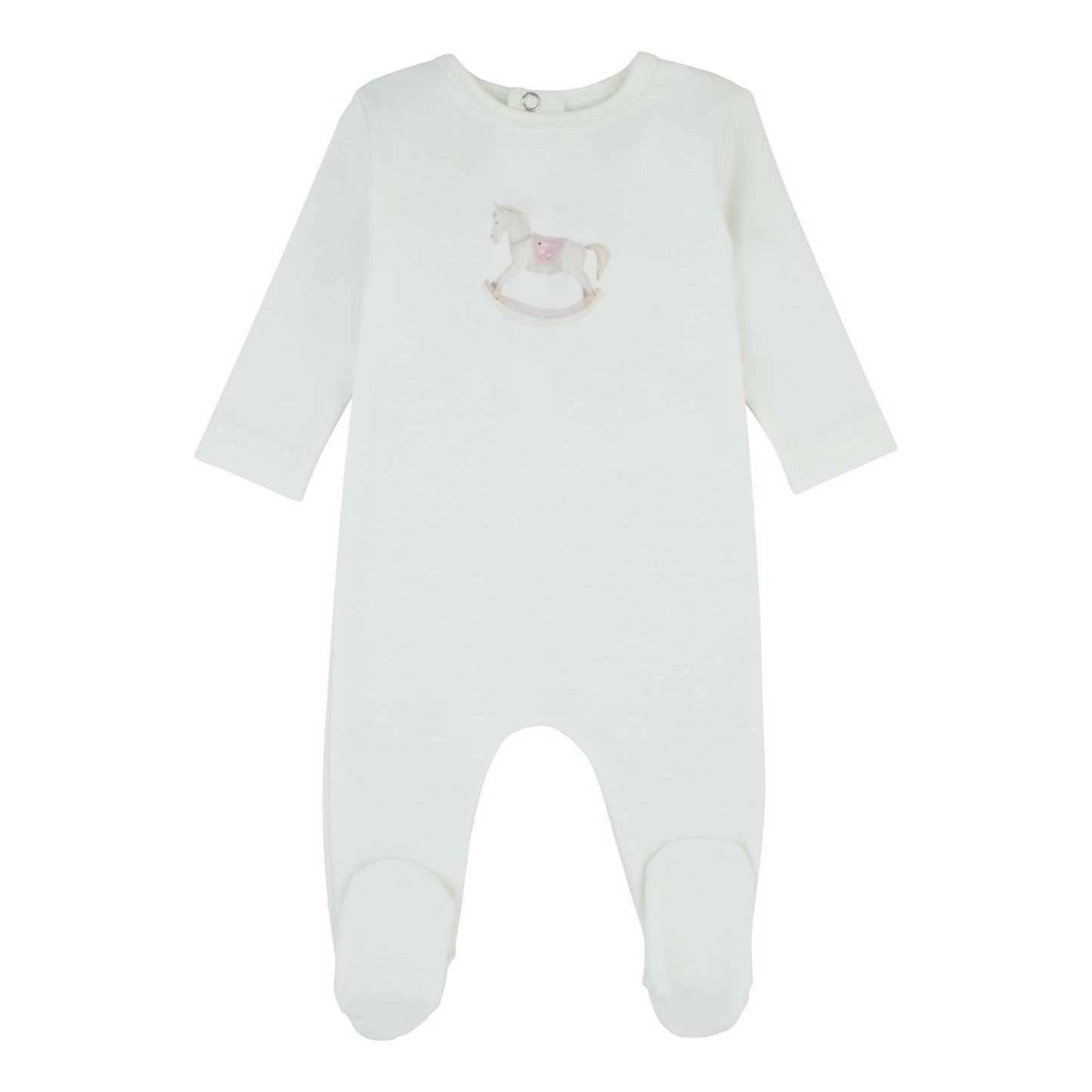 Girls Rocking Horse Footie