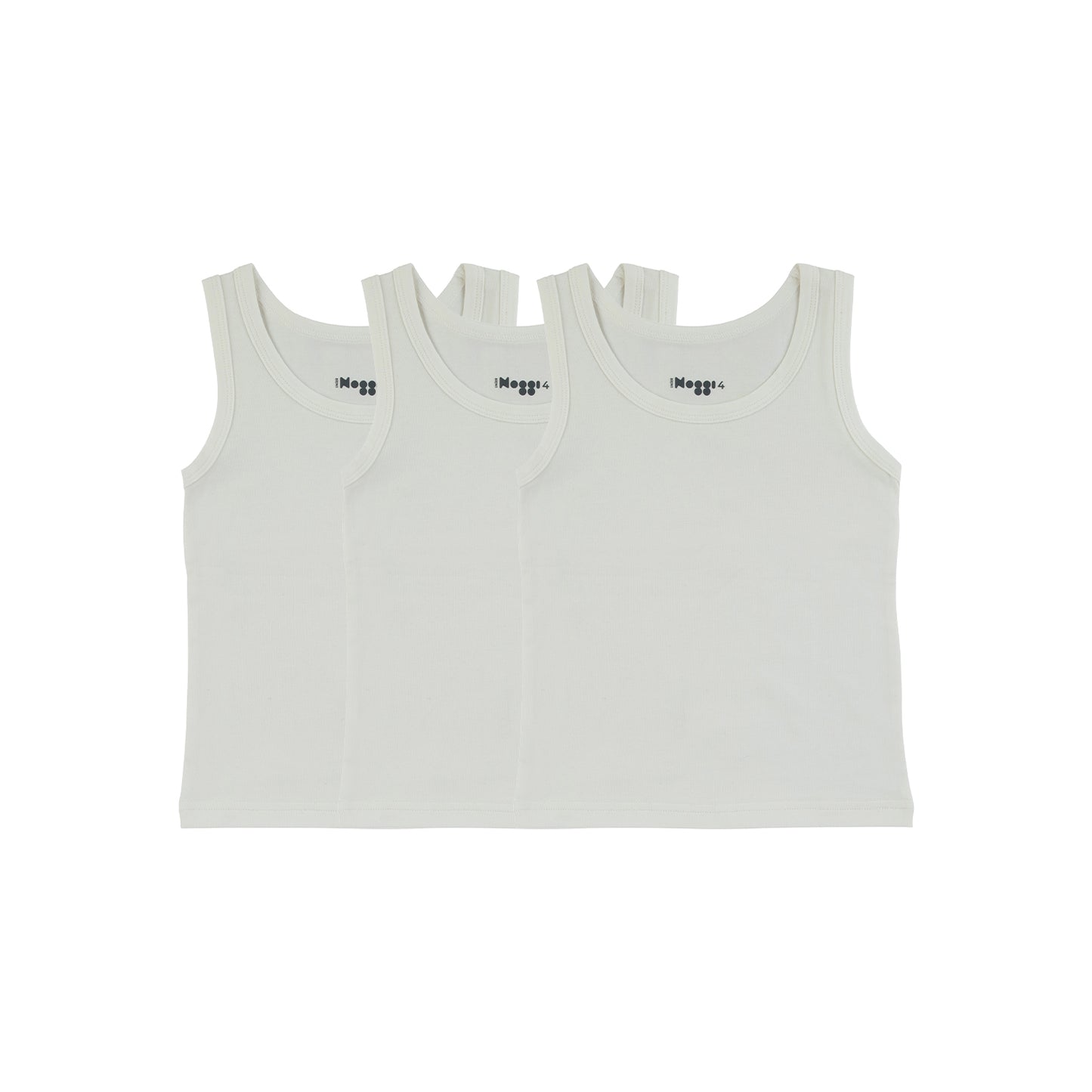 Logo Band White, Boy (3 Tanks)