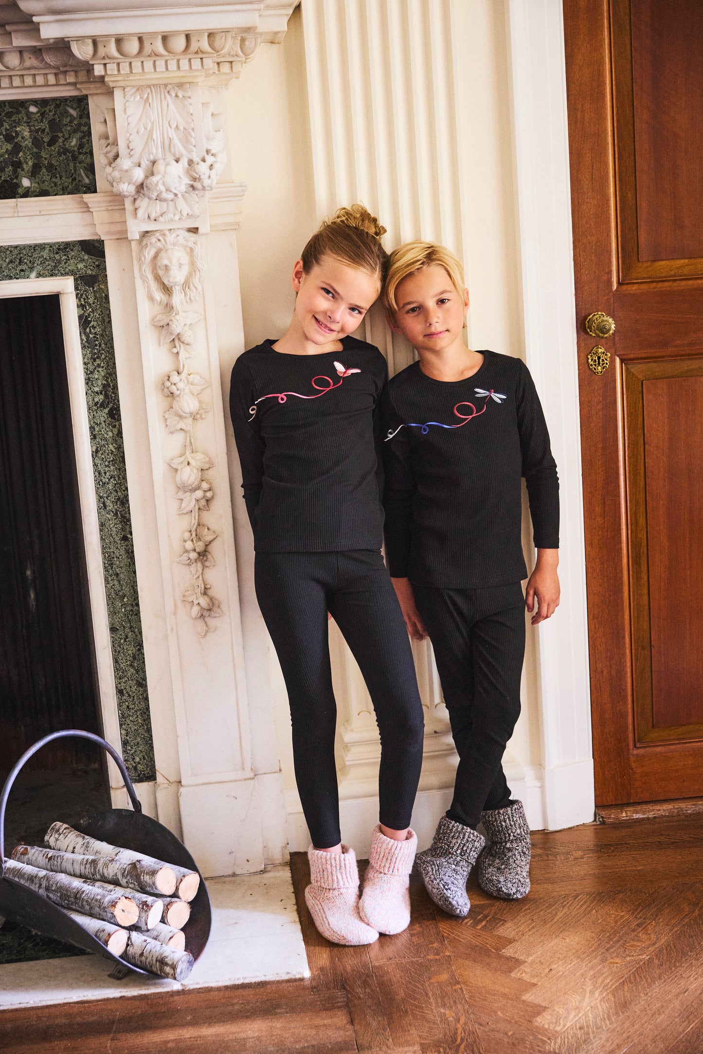 Dragonfly Ribbed Loungewear Set