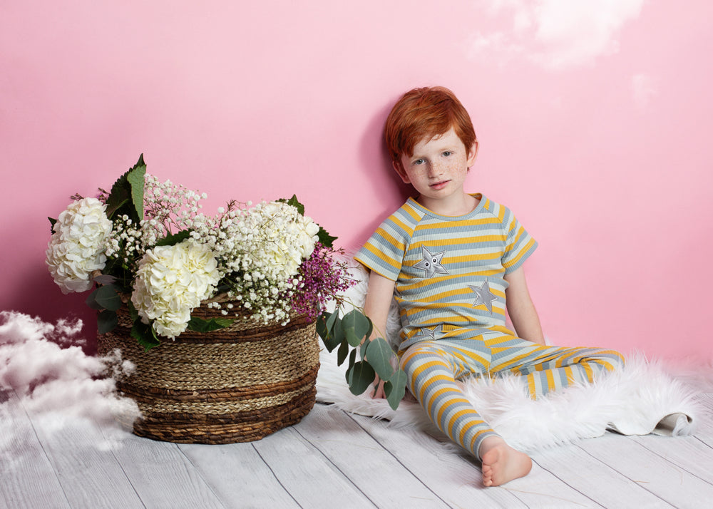 Boys Striped Happy Star