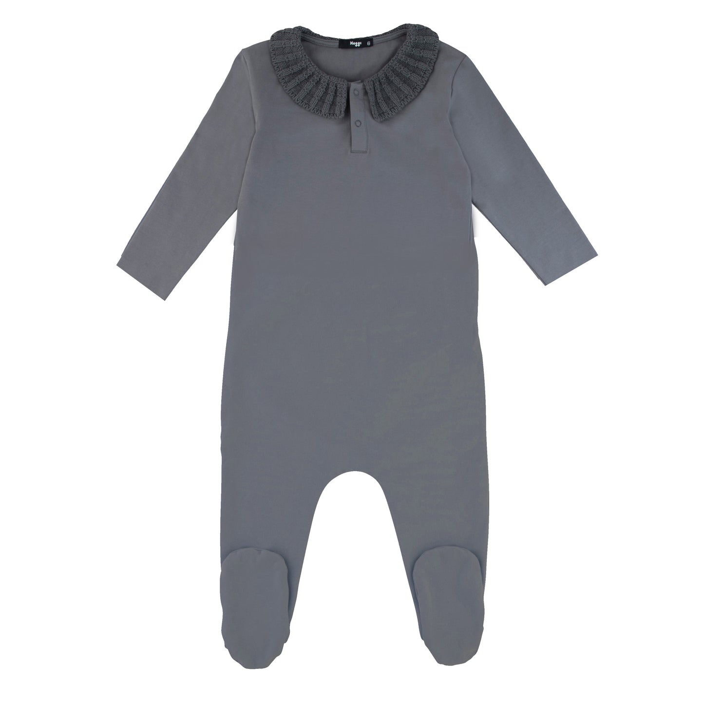 Knit Collar Footie, Boys