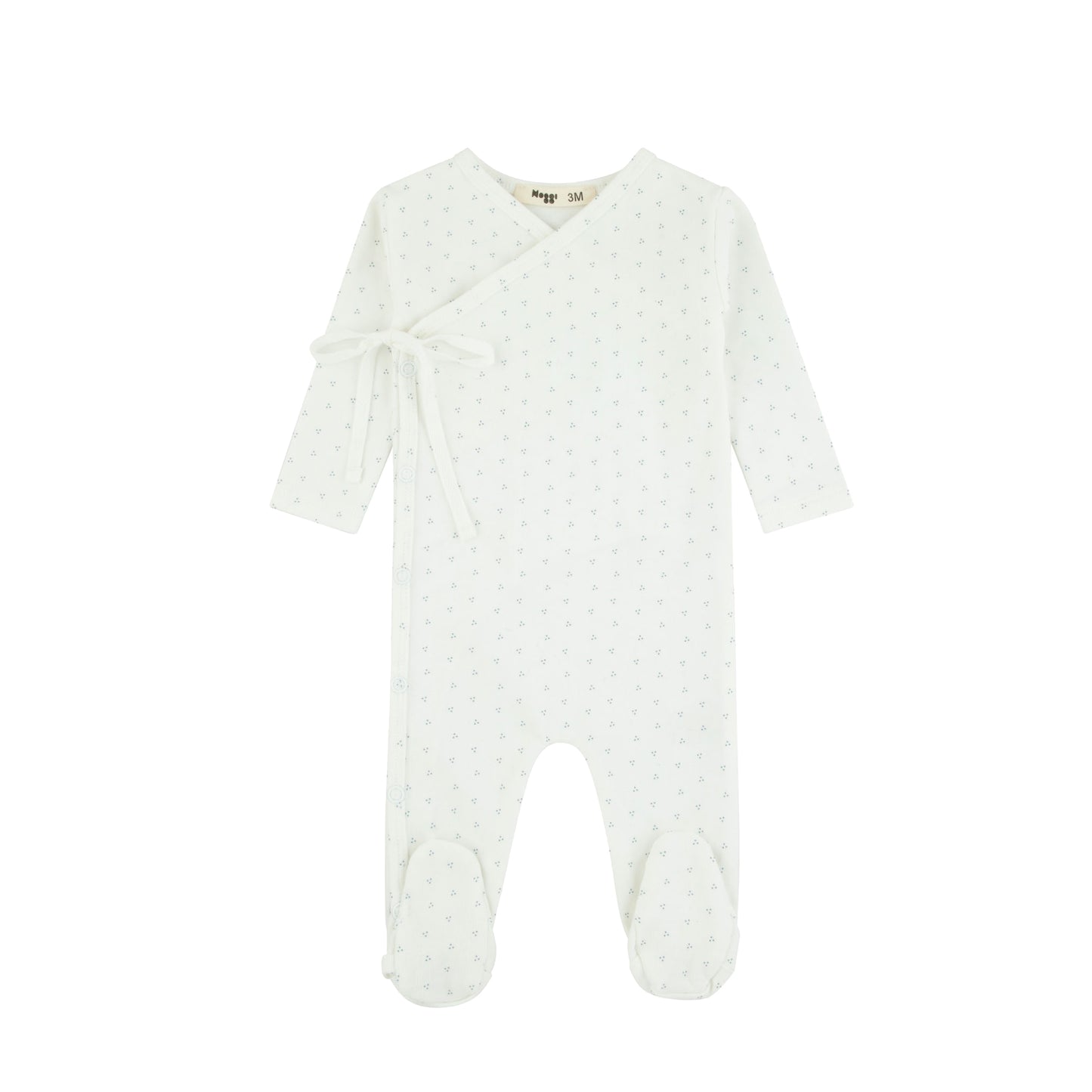 Wrap With Dot Print Footie