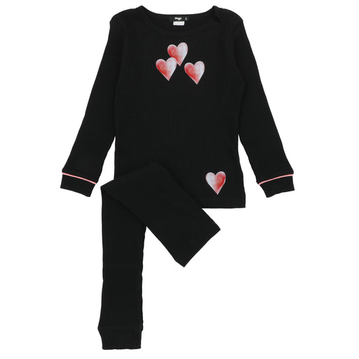 Ombre Heart Loungewear Set, Girl