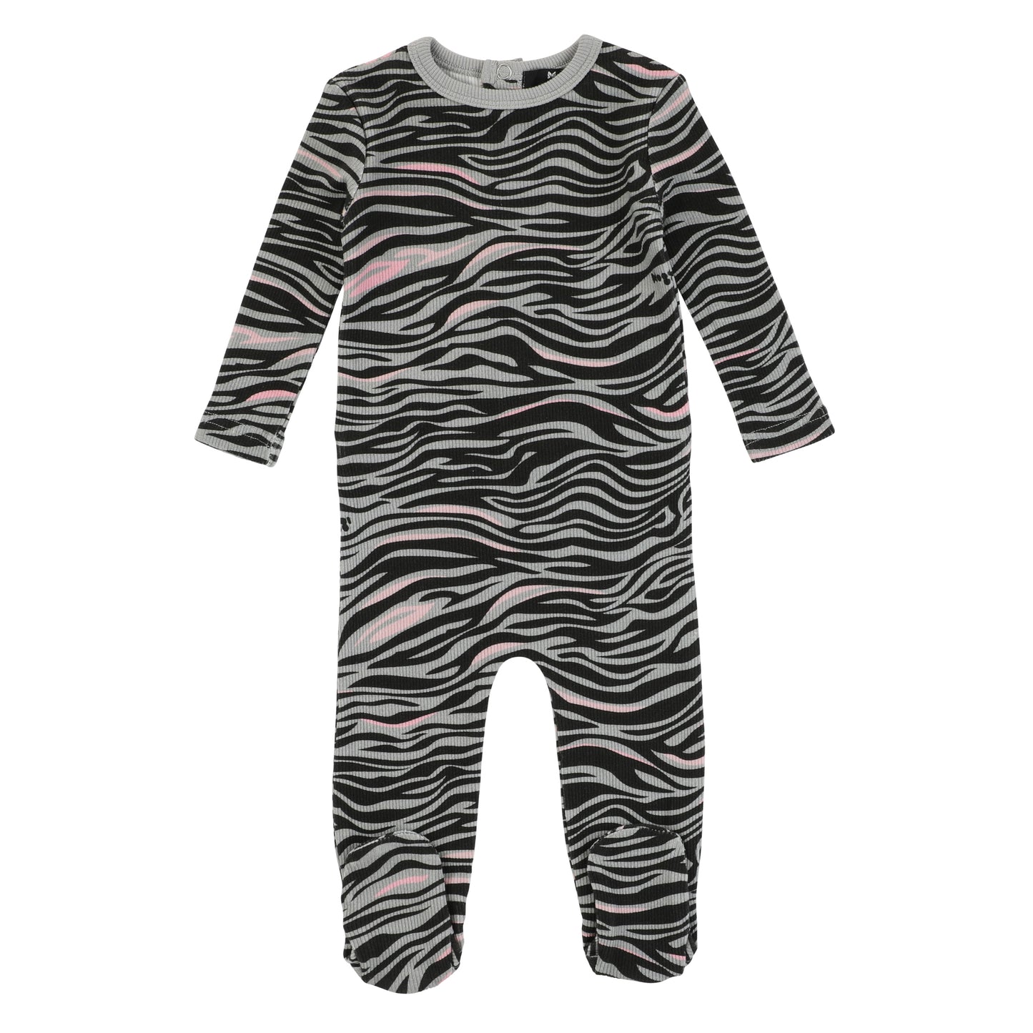 Zebra Print Footie, Girl