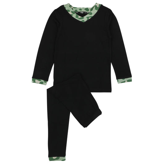 Bamboo Leopard Loungewear Set, Boy