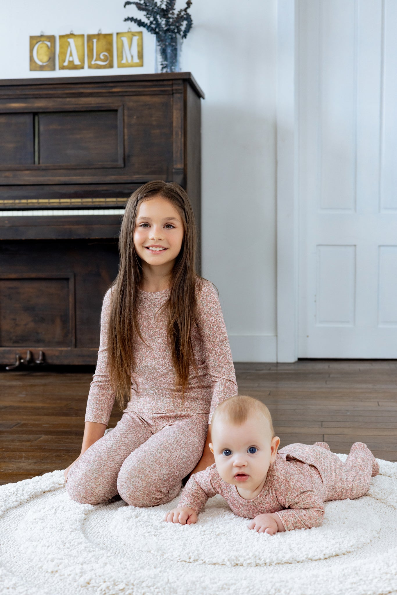 Bamboo Floral Print Loungewear Set