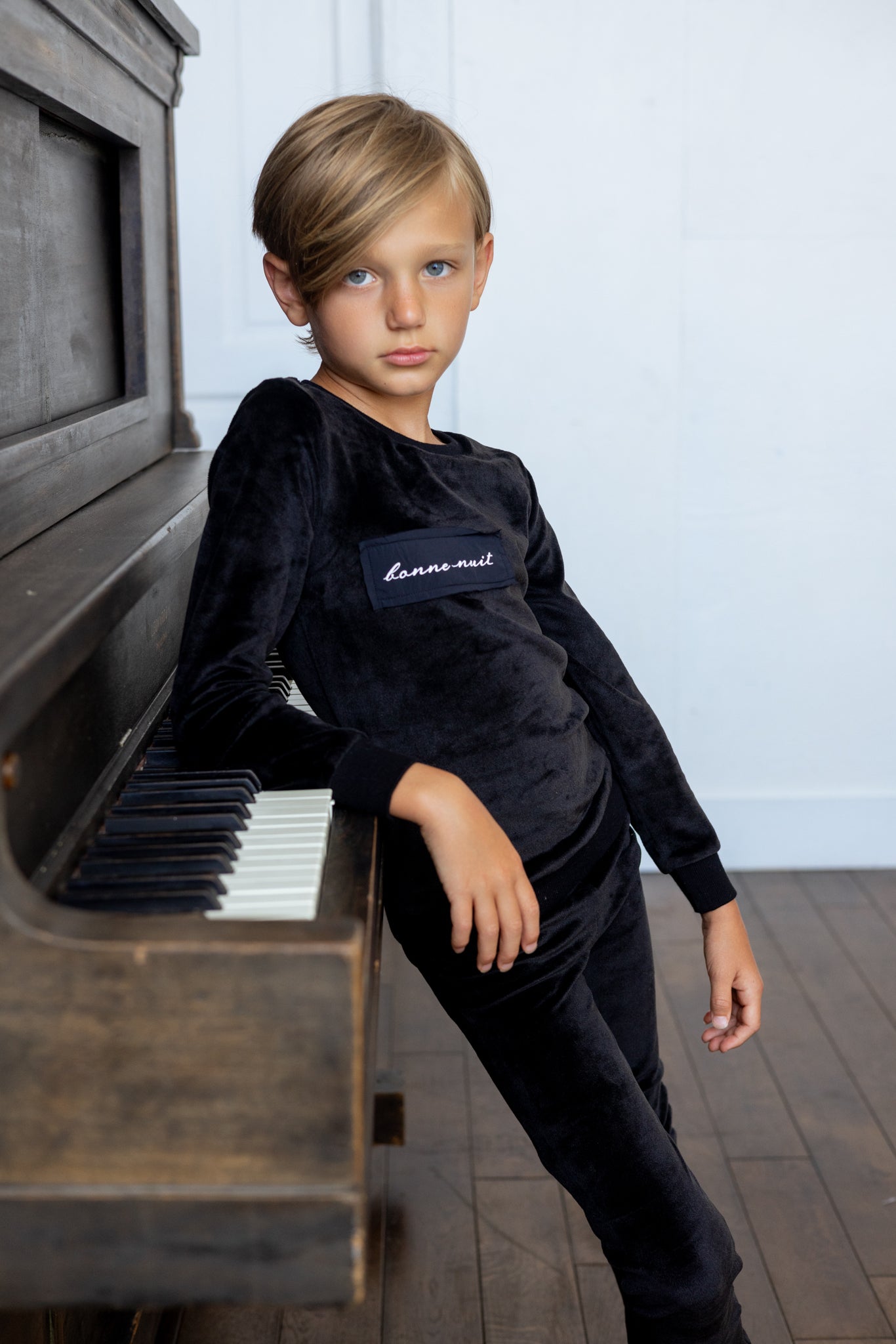 Velour Patch Loungewear set