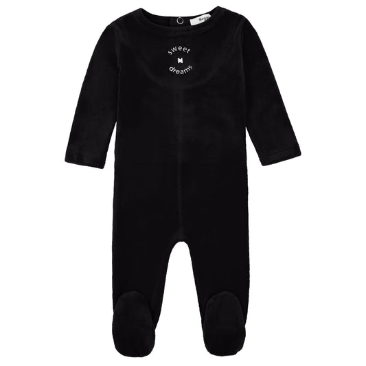 Velour Sweet Seams Footie
