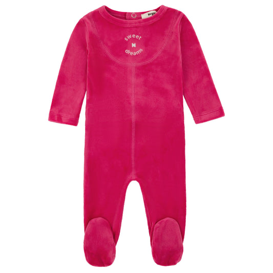 Velour Sweet Seams Footie