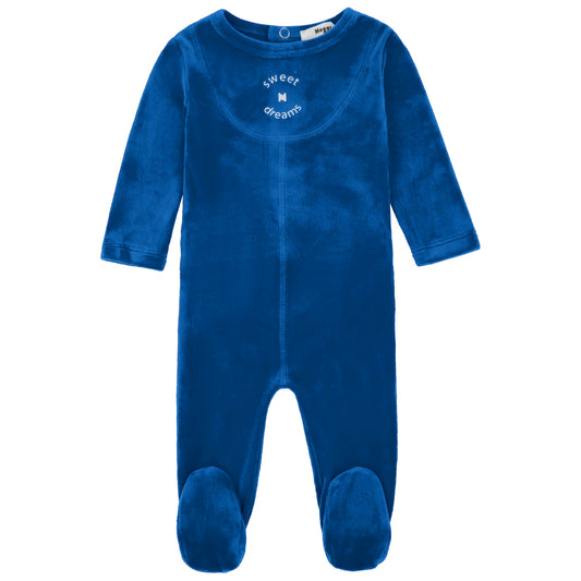 Velour Sweet Seams Footie