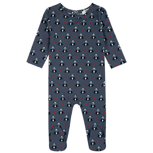 Bamboo Panda Pattern Footie