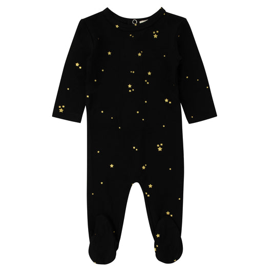 Bamboo Star Print Footie