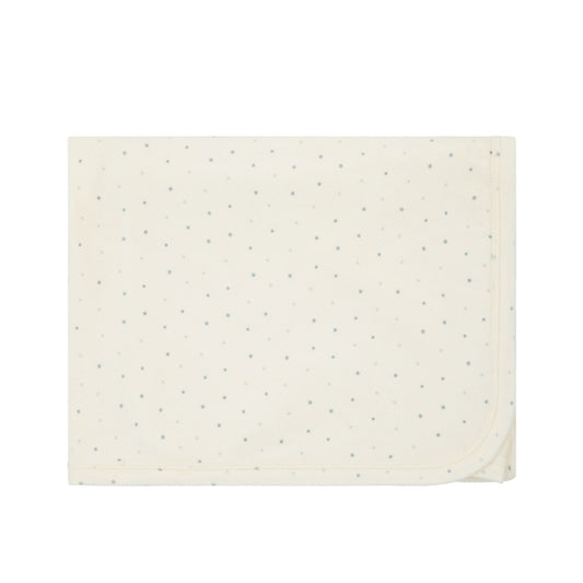Velour Dot Pattern Wrap Blanket