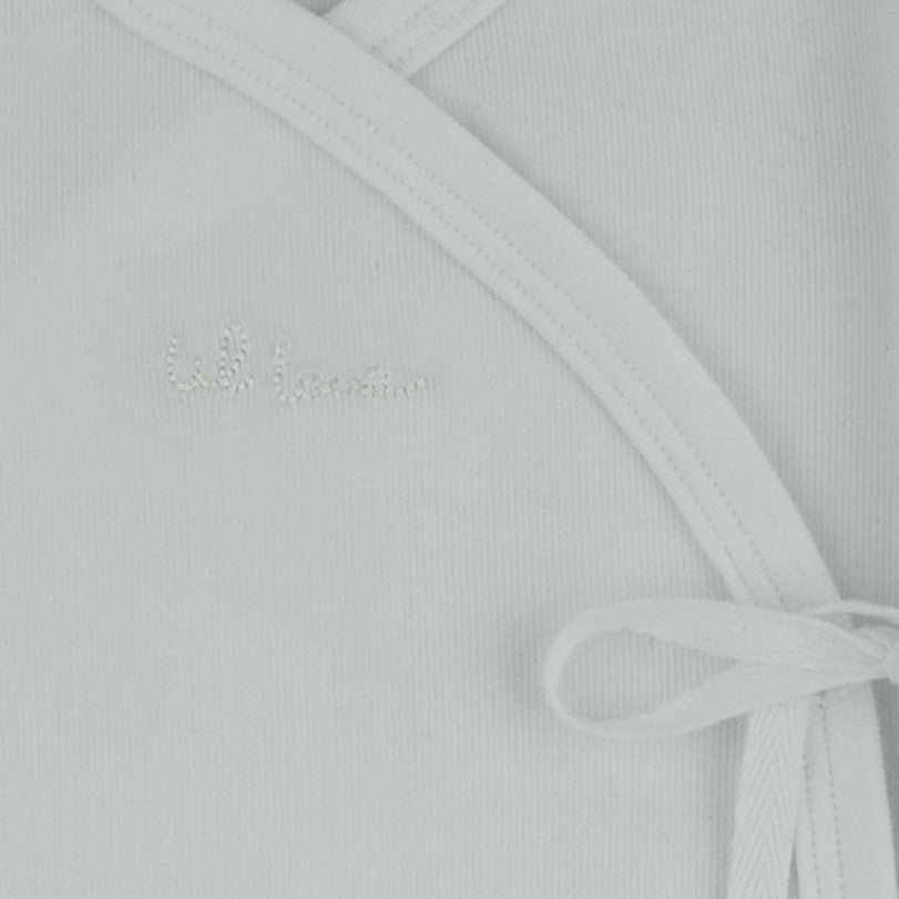Lil Love Embroidered Wrap Footie And Bonnet, Sky