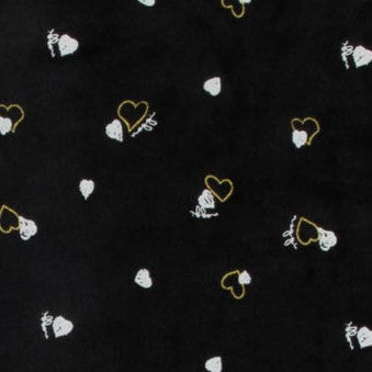Velour Heart Printed Loungewear Set