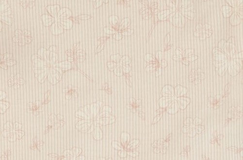 Ribbed Floral Wrap Footie