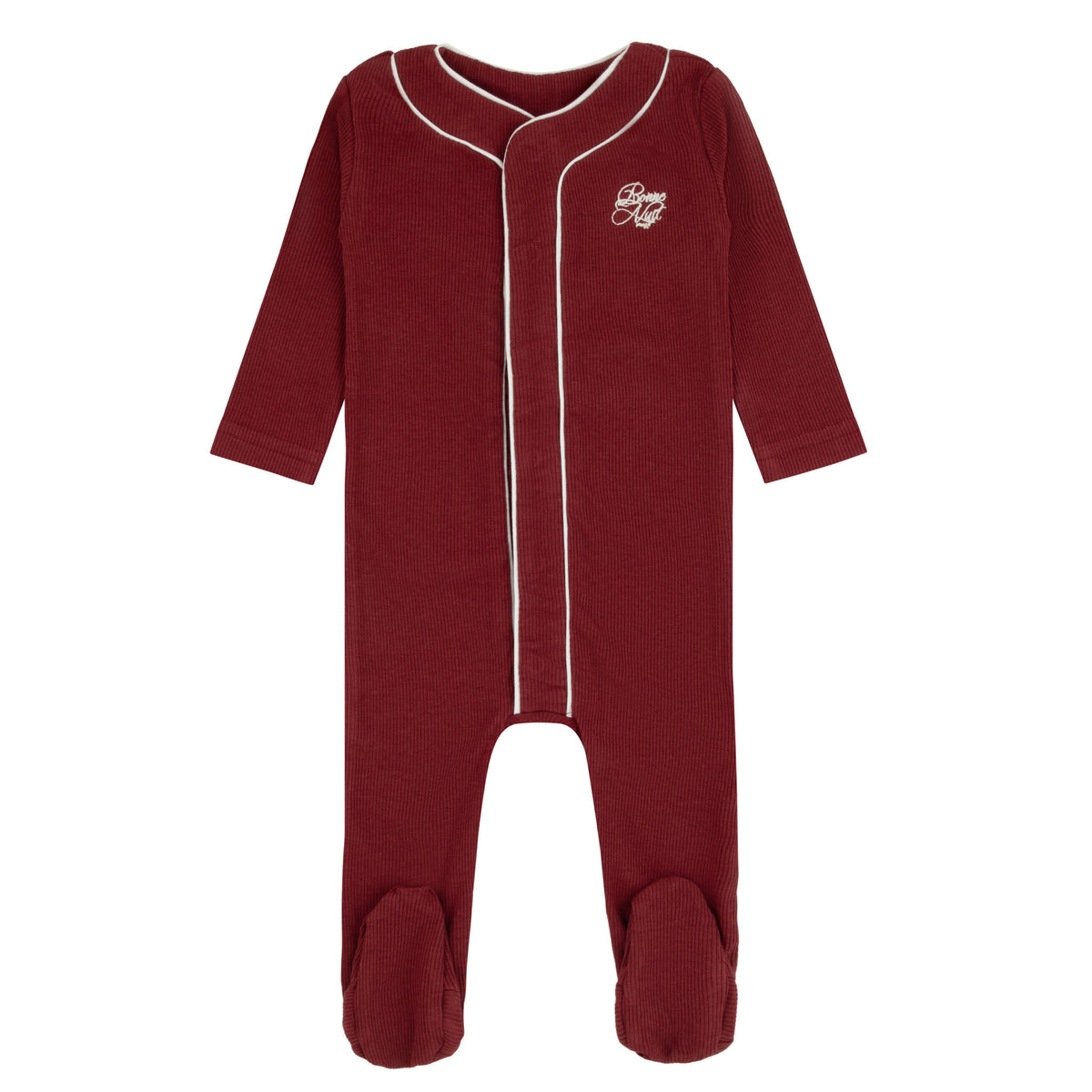 Bamboo Button Down Footie