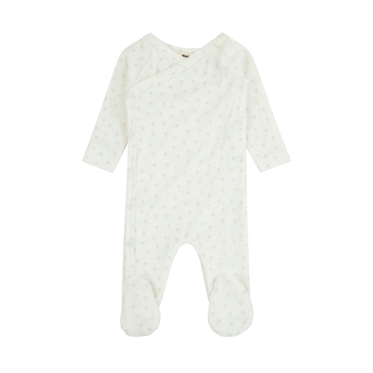 Velour Printed Footie, Girls