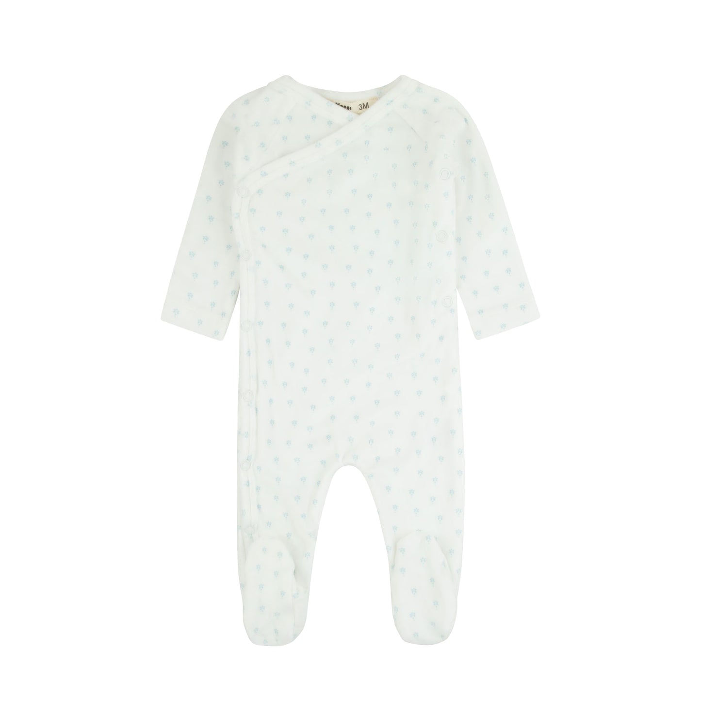 Velour Printed Footie