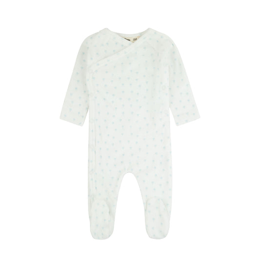 Velour Printed Footie, Boys