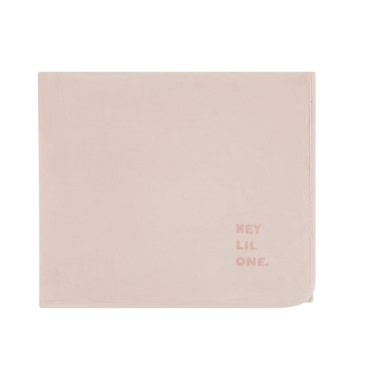 Velour Hey Lil One Blanket, Girls